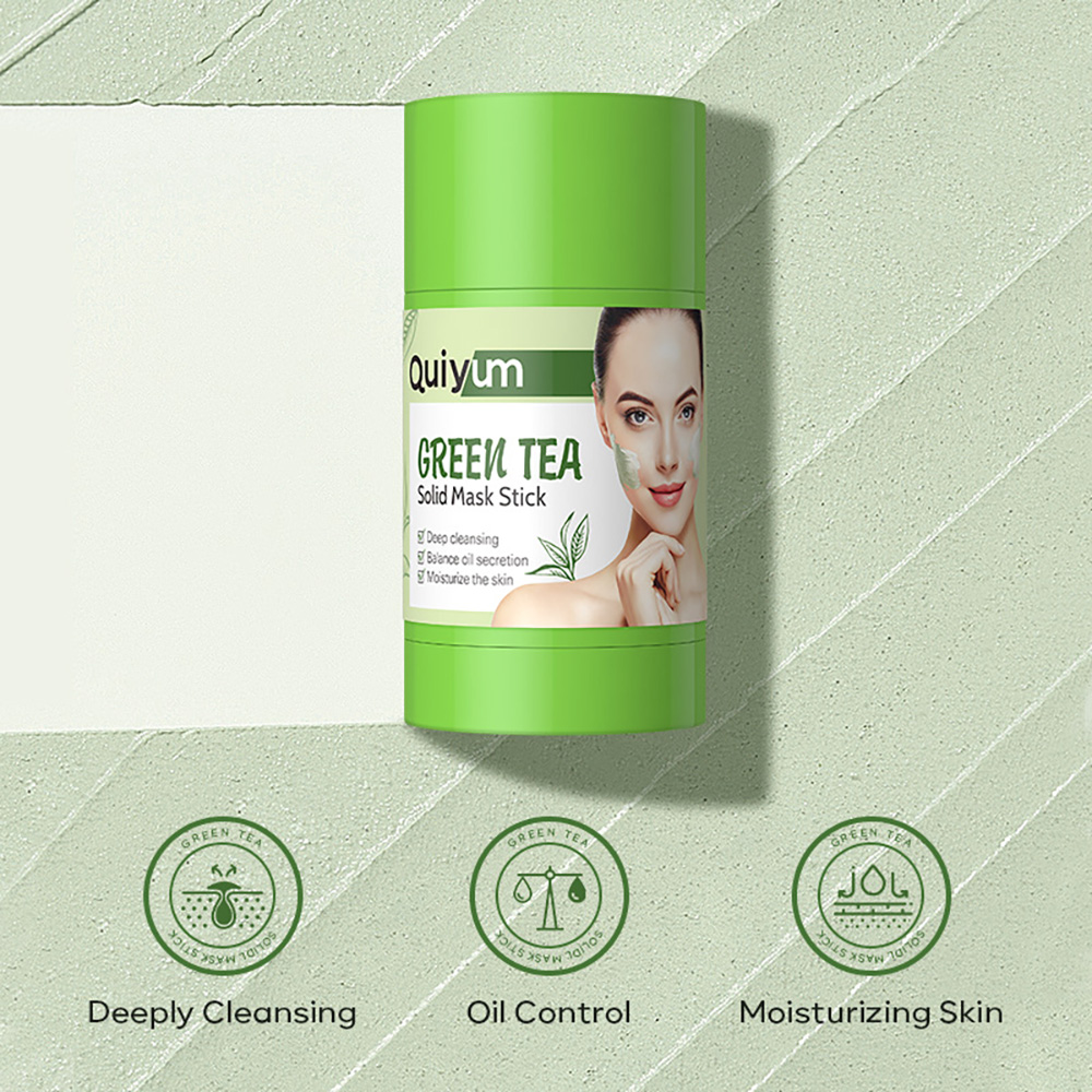 QUIYUM抹茶グリーンティーマッドマスクスティック40g  - Green Tea Cleansing Clay Mask のレビューと価格