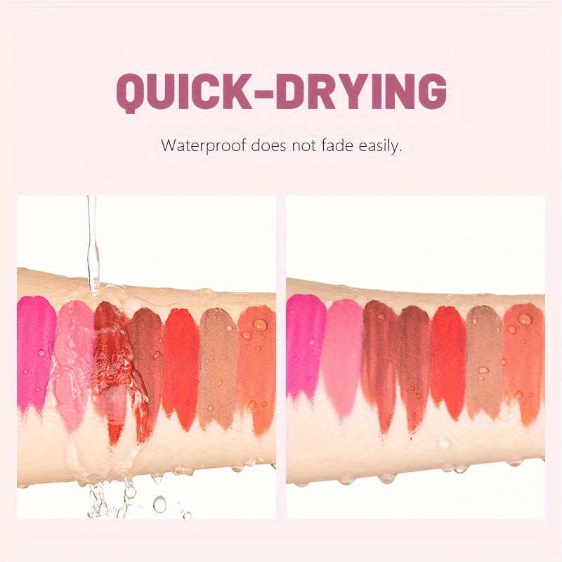 ベルベットマットリップティント,1ピース,防水,長持ち,ヌー - Matte Velvet Lip Tint Long Lasting のレビューと価格
