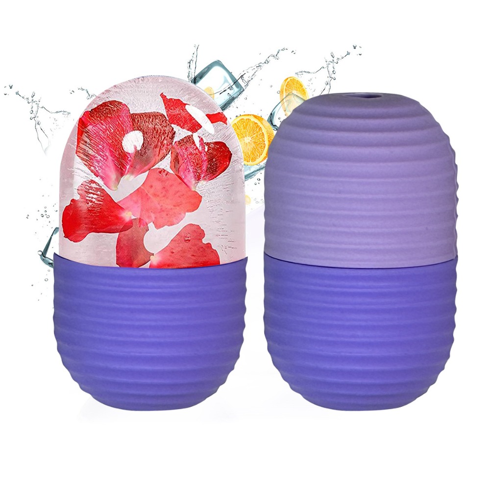 1pc 新しいシリコーンアイスローラーフェイスリフティング毛 - Face Ice Roller Puffiness のレビューと価格