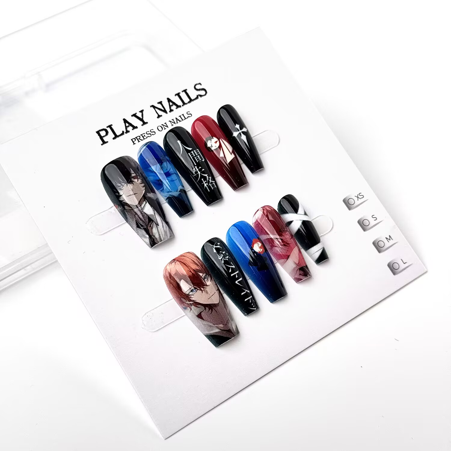 『文豪ストレイドッグス』ネイルアートウェアラブルネイル、新作 - Nail Art のレビューと価格
