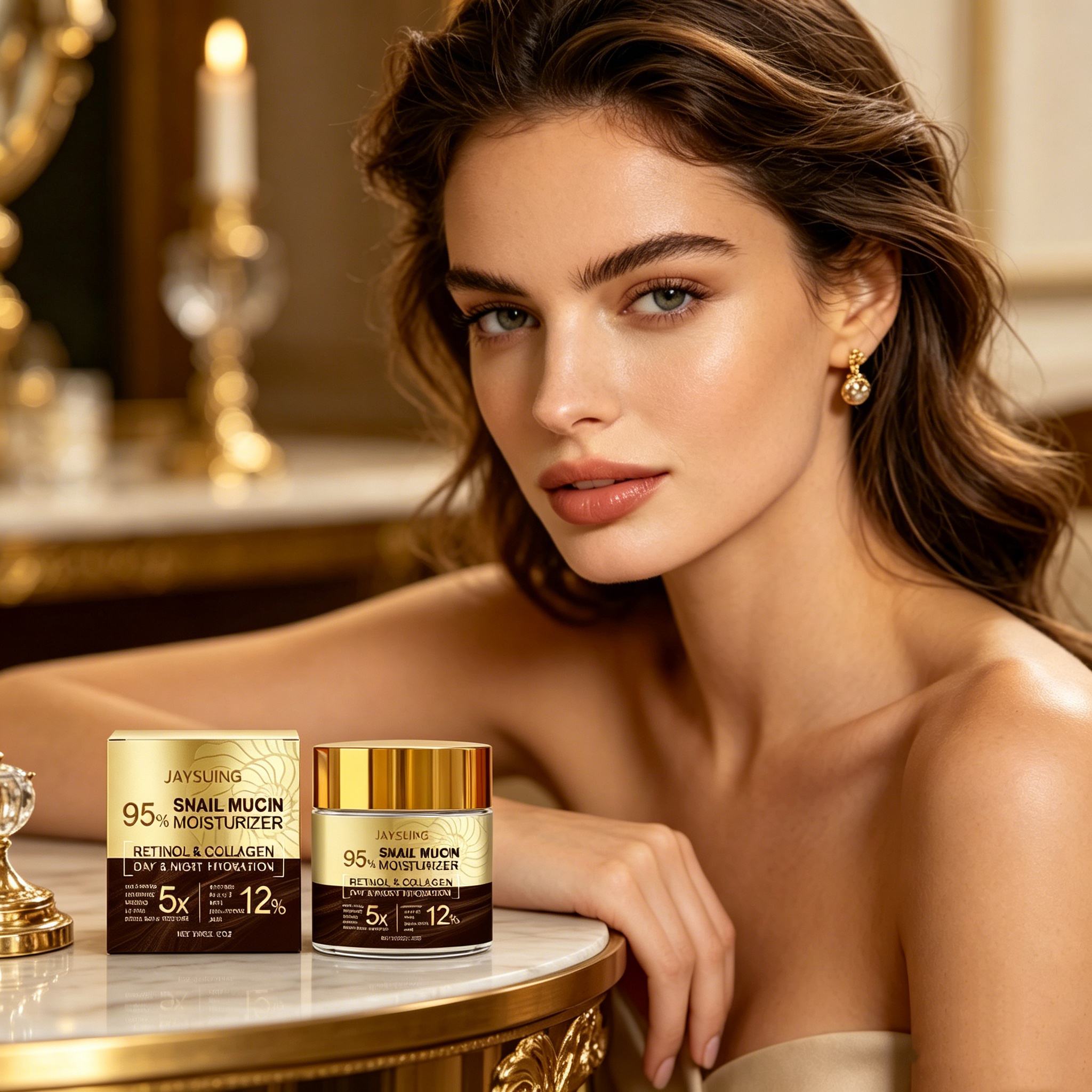 カタツムリ粘液95%配合 モイスチャライザー コラーゲン配合 - Retinol Anti Wrinkle Cream のレビューと価格