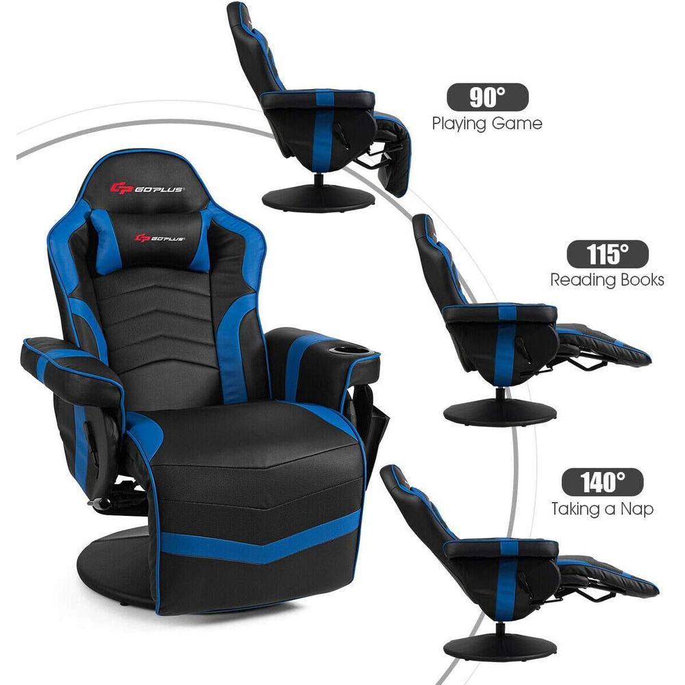 マッサージゲーミングチェア、レーシングスタイルゲーミングリク - Massage のレビューと価格