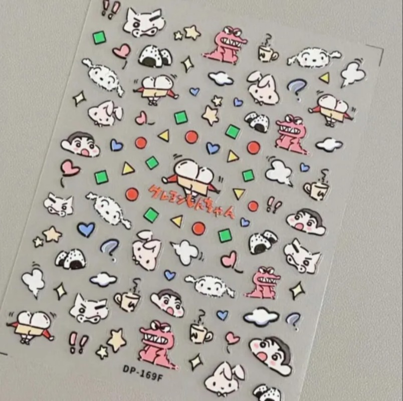 クレヨンしんちゃんクリエイティブ紙グカノートブックエンボスス - Nail Art のレビューと価格