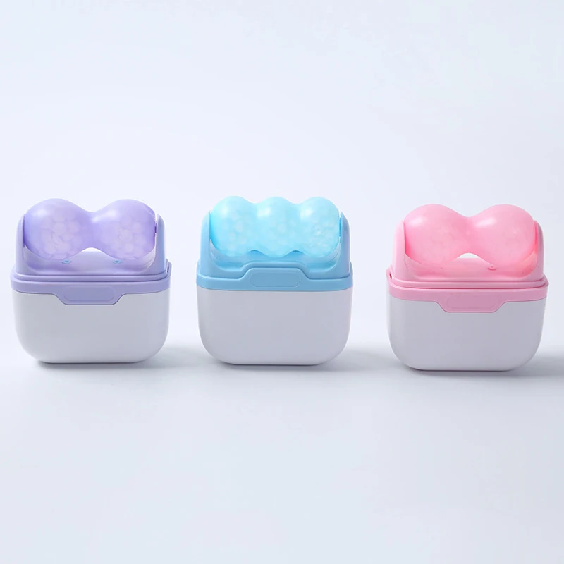 顔と目のむくみ、片頭痛、軽傷の緩和のためのダブルヘッドアイス - Face Ice Roller Puffiness のレビューと価格