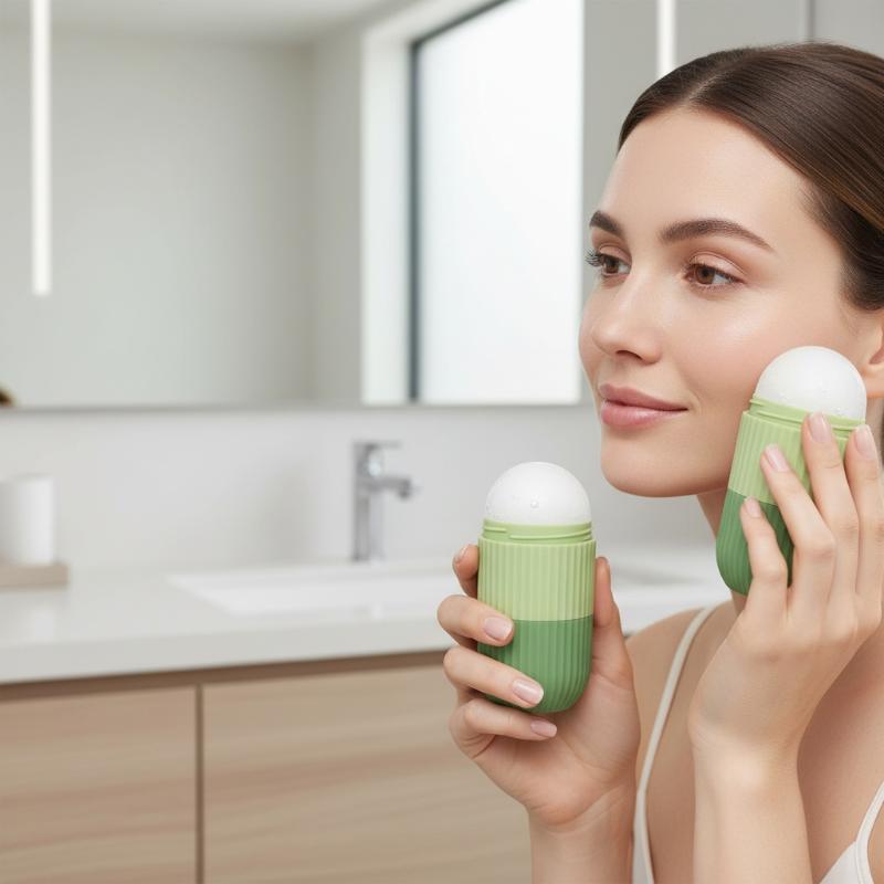 アイスフェイスローラーアイスキューブ美容マッサージシリコーン - Face Ice Roller Puffiness のレビューと価格