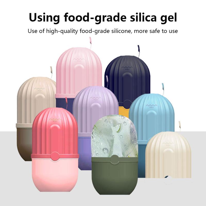 シリコン製アイスキューブフェイスローラー 美肌ケア 再利用可 - Face Ice Roller Puffiness のレビューと価格