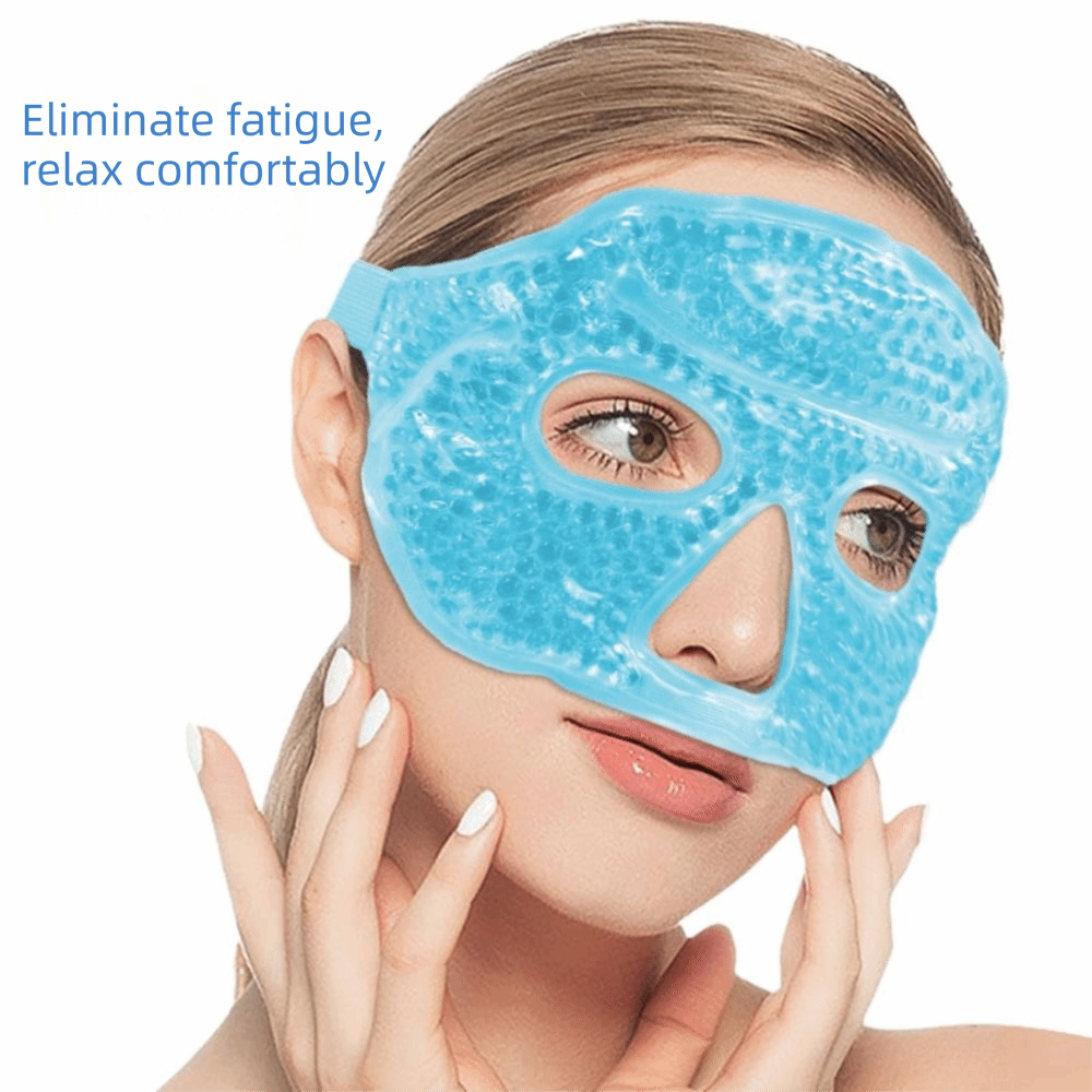 新しいジェルビーズ圧縮アイスジェルアイフェイスマスク 再利用 - Skincare のレビューと価格