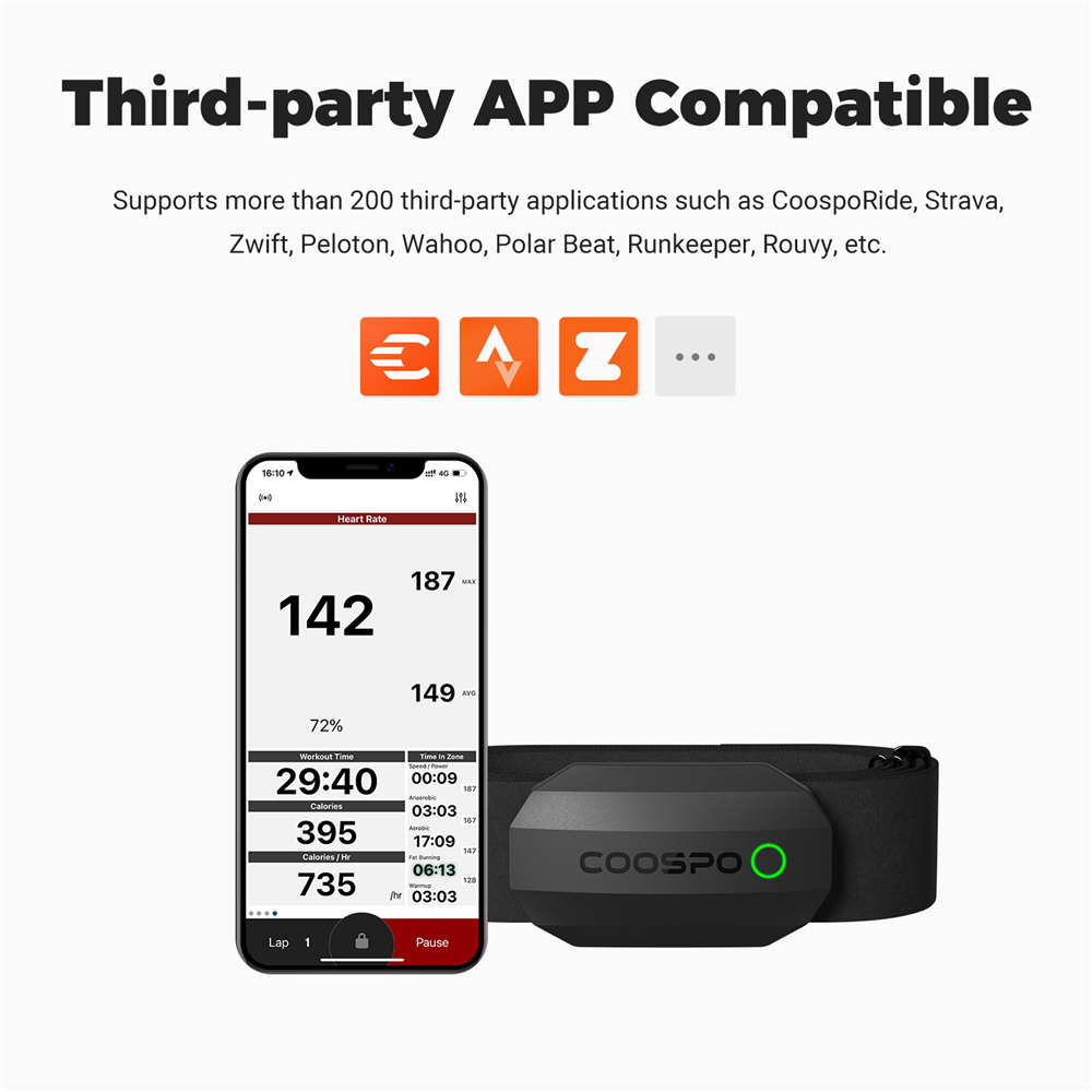 心拍数センサーCOOSPO-H808S,デュアルモード,AN - Health Monitors のレビューと価格