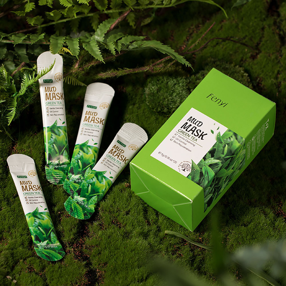 フェニーグリーンティークレイマスク 5g×20個入りボックス - Green Tea Cleansing Clay Mask のレビューと価格